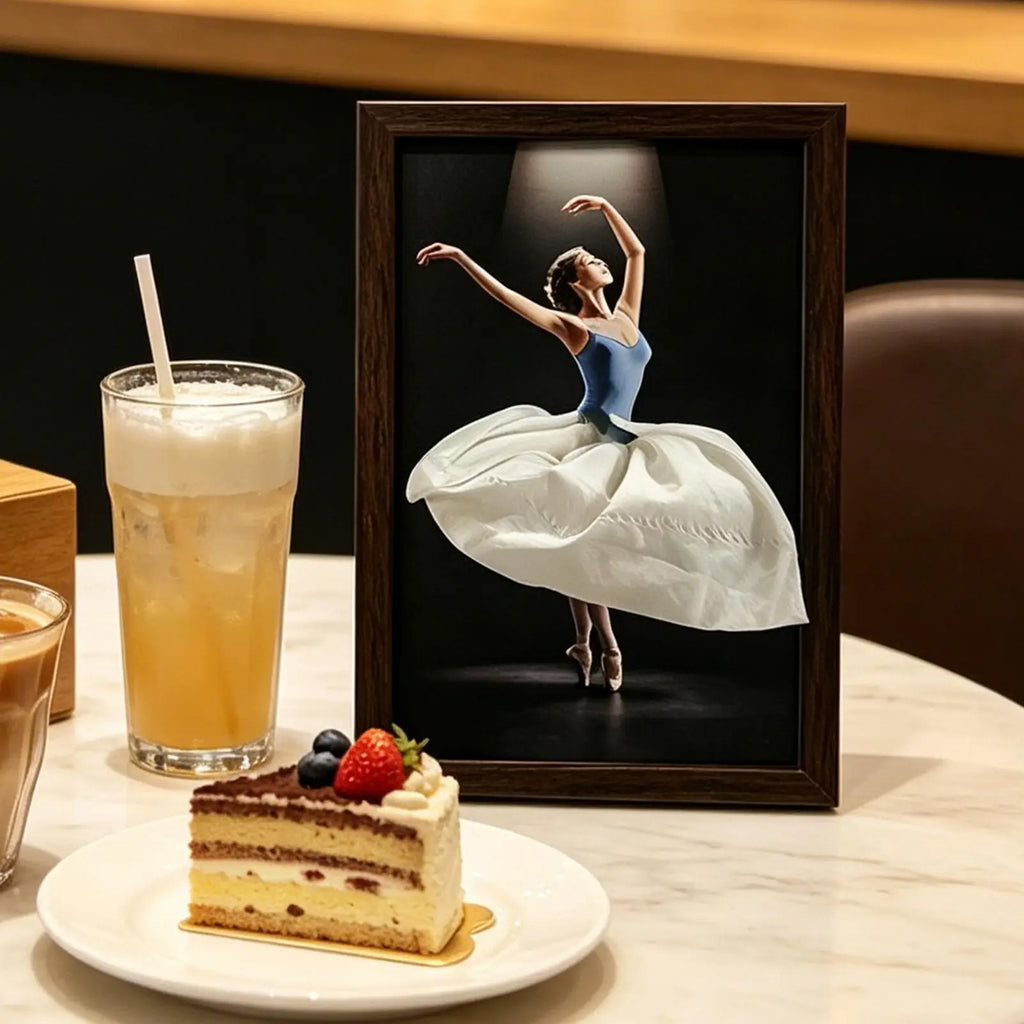 Wooden Ballet Dancer Tissue Box – Elegant Ballerina Dispenser Tissue Box Cover Axl