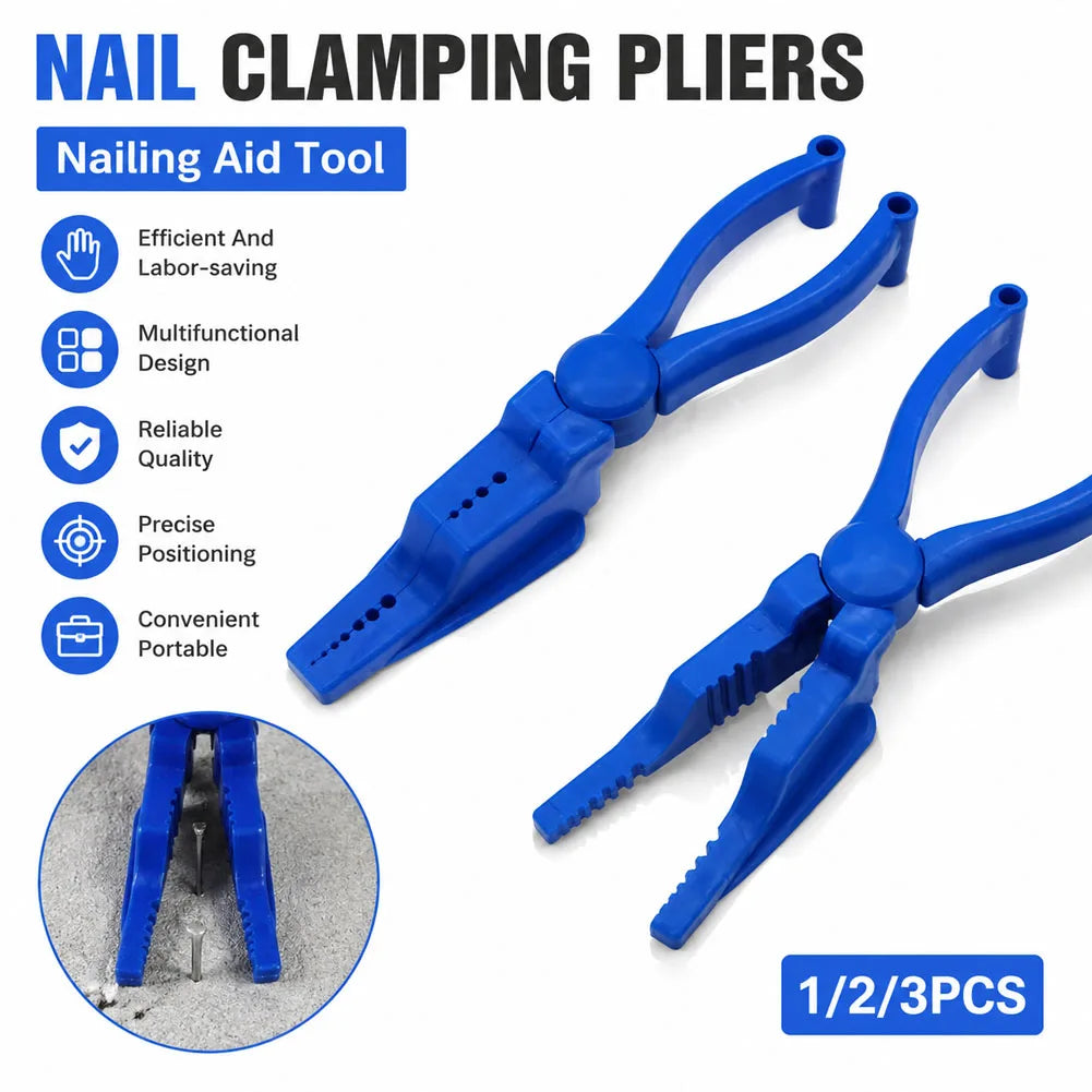Nail Holder Pliers – Safe Hammering Clamp Tool | 1/2/3 Pack Nail Holder Pliers Axl