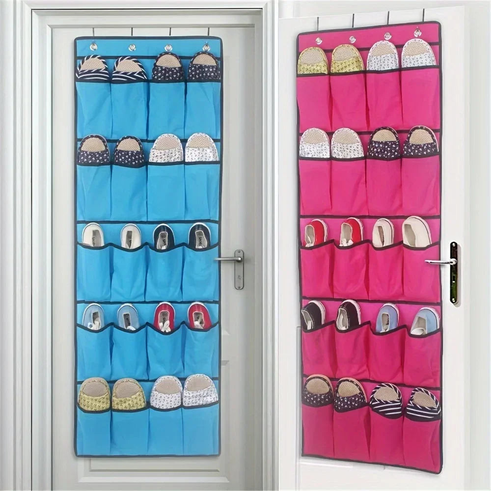5-Layer 20-Grid Door Hanging Organizer – Shoes & Toys Door Hanging Organizer Axl