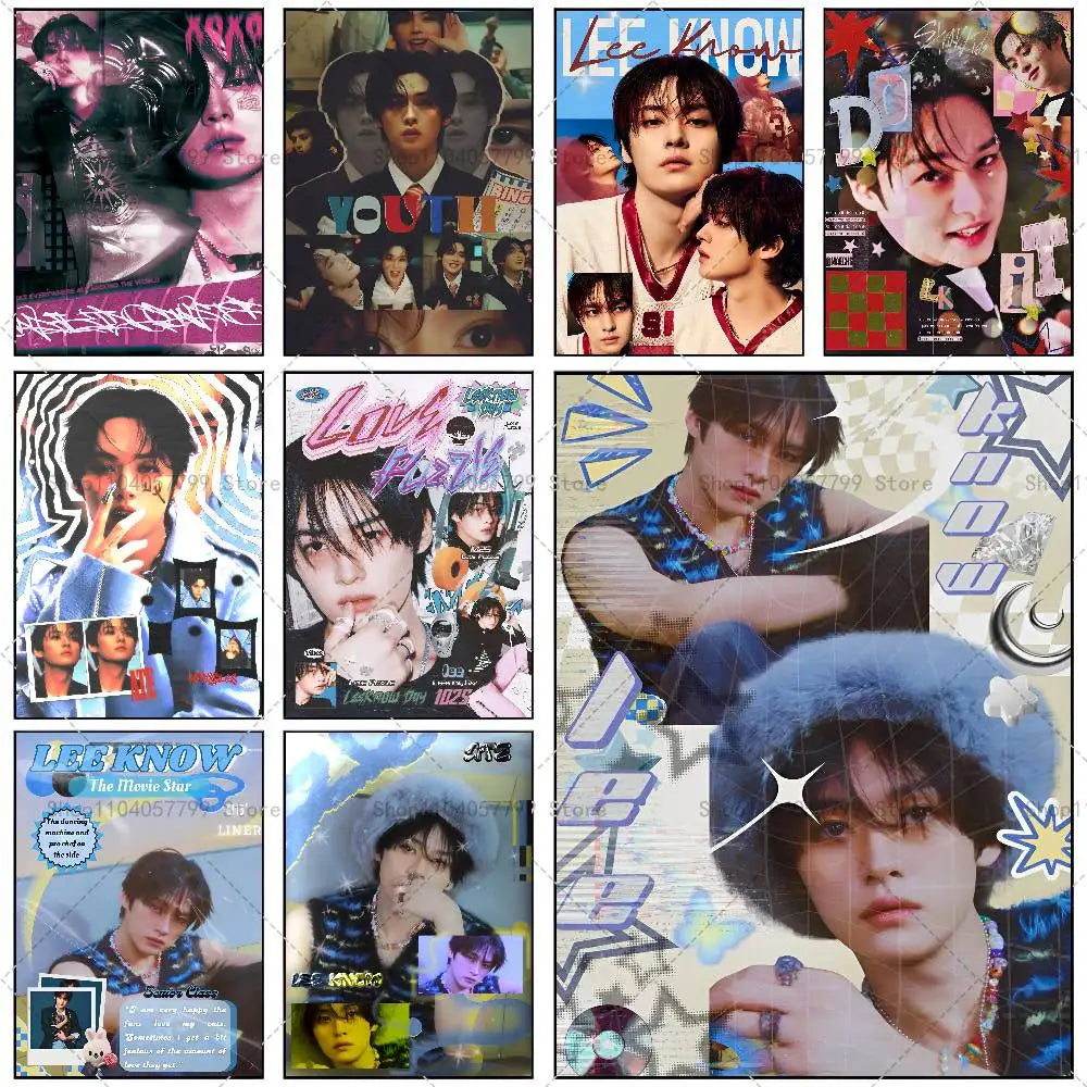 K-Pop Singer Wall Poster – Waterproof Self-Adhesive Mural Sticker Wall Mural Sticker Axl