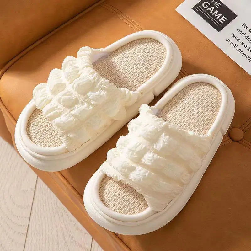 Women's Cloud Slippers – Soft Non-Slip EVA Indoor & Beach Slides Women's Slippers Axl WHITE 40-41