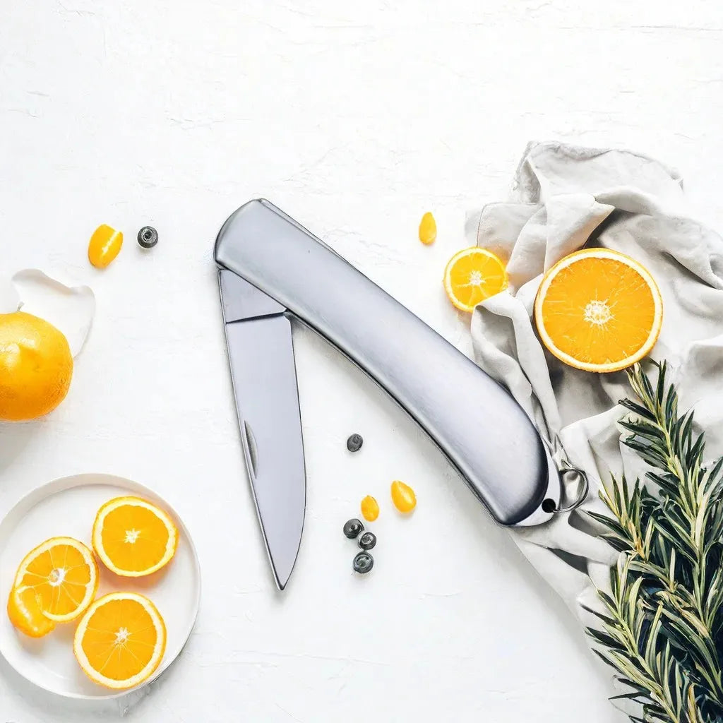 Pocket Folding Fruit Knife – Stainless Steel Paring Knife Folding Paring Knife Axl