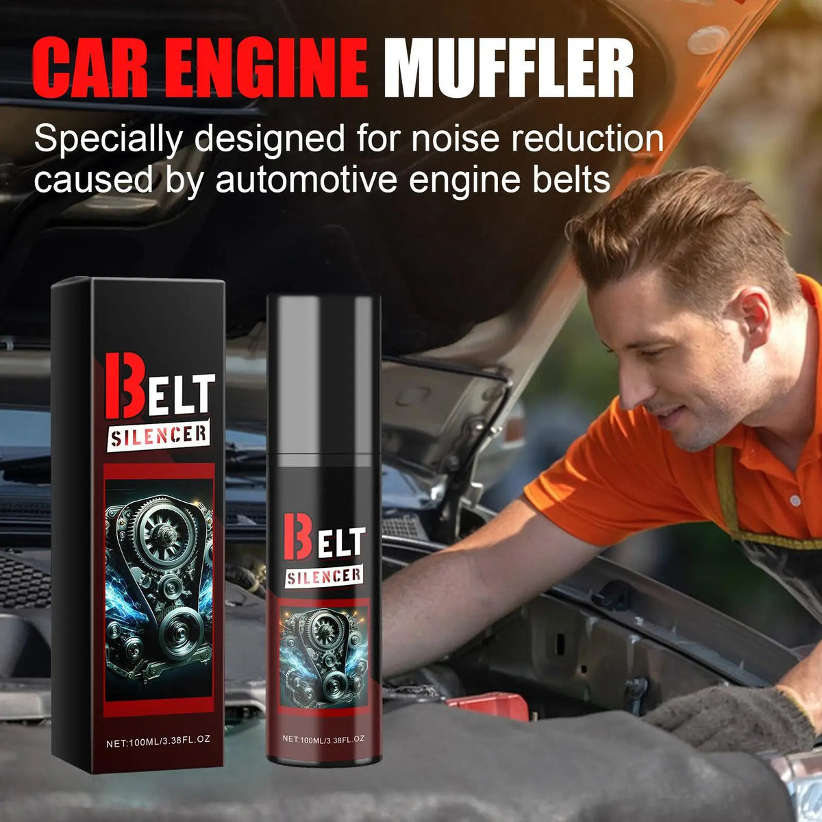 Automotive Belt Dressing Spray 100ml – Engine Belt Silencer Belt Dressing Spray Axl
