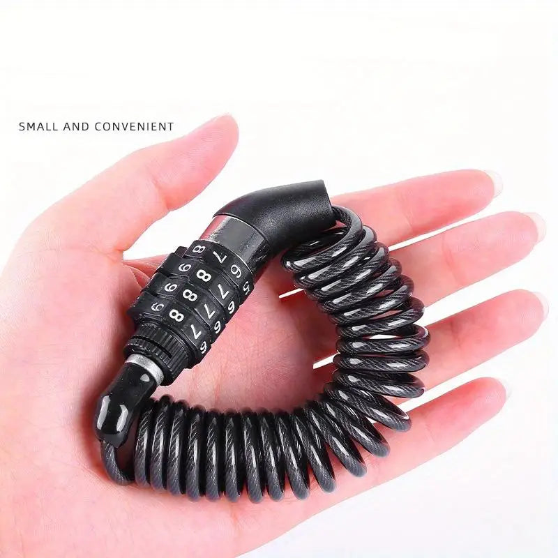 Bike Wire Chain Lock – Combination Password for Bikes & Helmets Bike Cable Lock Axl