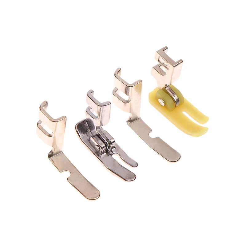 4-Piece Zipper Presser Foot Set for Old Sewing Machines Sewing Machine Feet Axl
