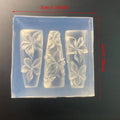 3D Lily Flower Nail Art Silicone Mold – DIY Floral Template Nail Art Mold Axl one size