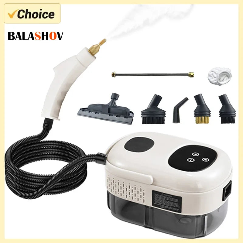 BALASHOV 2500W Handheld Steam Cleaner – Home, Car & Kitchen Handheld Steam Cleaner Axl