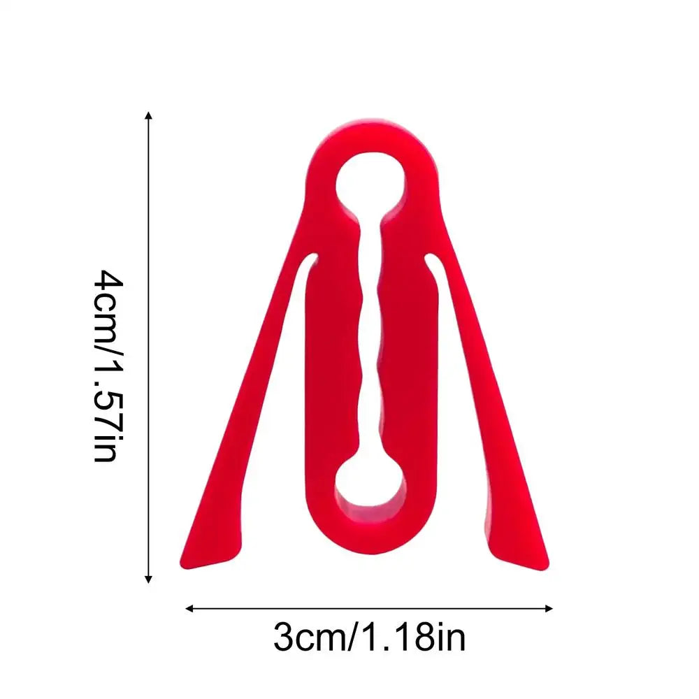 Silicone Car Door Latch Covers 4-Pack | Anti-Collision Pads Car Door Protector Axl Red