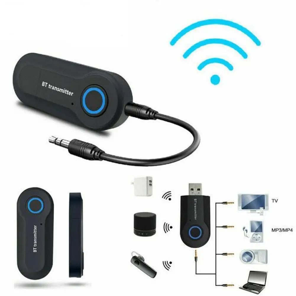 USB Bluetooth Transmitter – 3.5mm Audio Adapter for TV & PC Bluetooth Audio Transmitter Axl