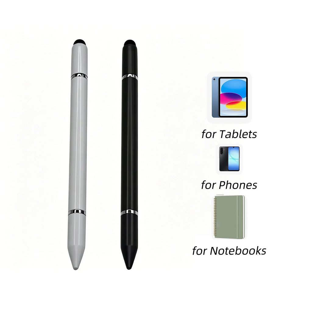 Advaka 3-in-1 Stylus Pen – Ballpoint, Disc & Rubber Tip Stylus Pen Axl