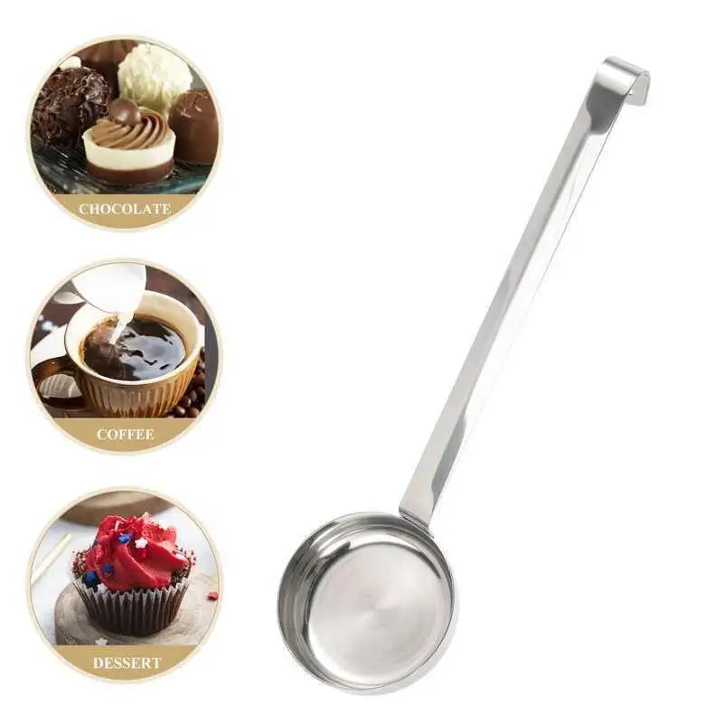 Stainless Steel Pizza Sauce Spoon – Long Handle Ladle Kitchen Sauce Spoon Axl