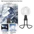 110mm Hands-Free Neck Magnifying Glass – Acrylic Reading Loupe Neck Magnifying Glass Axl black