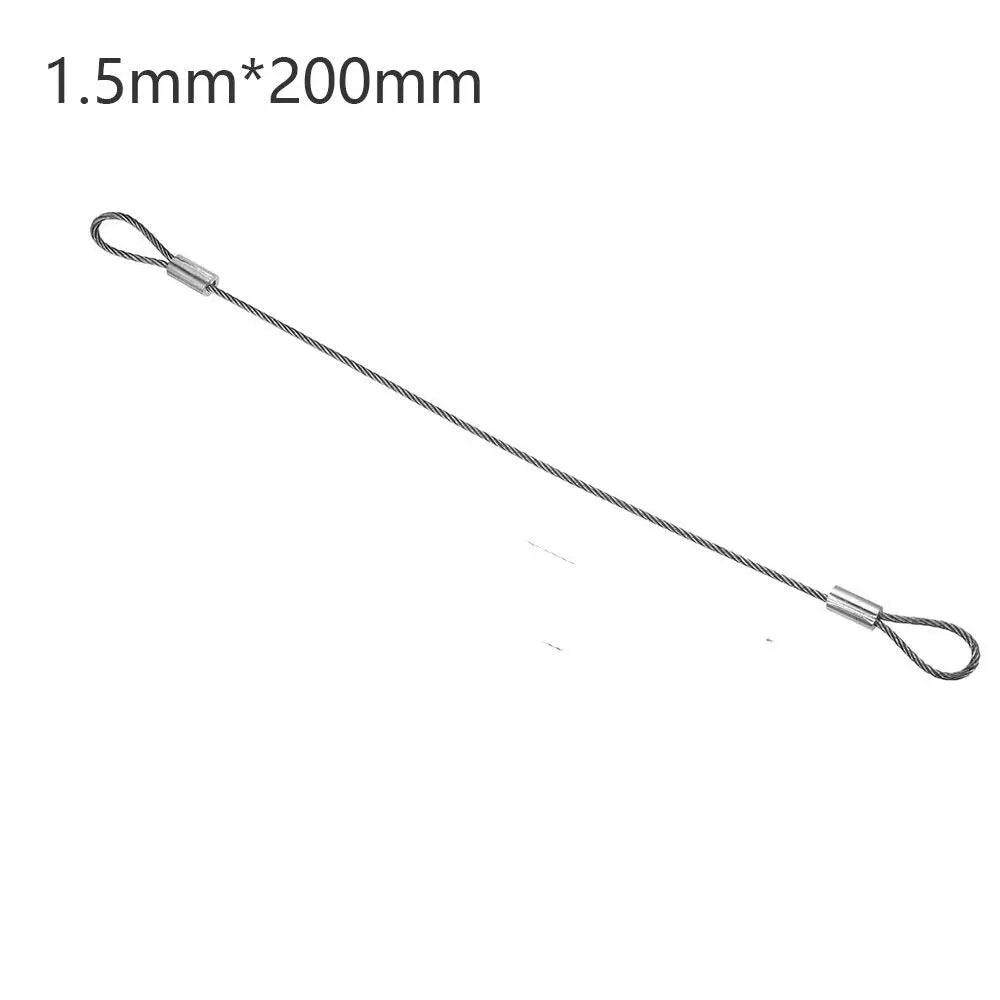 Stainless Steel Safety Cable Wire – Stage Light Security Rope Safety Cable Wire Axl 1PC-1.5mm