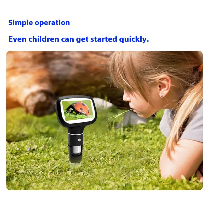 Digital Microscope 1600X Magnification – 2MP 2.4" Screen Digital Inspection Microscope Axl