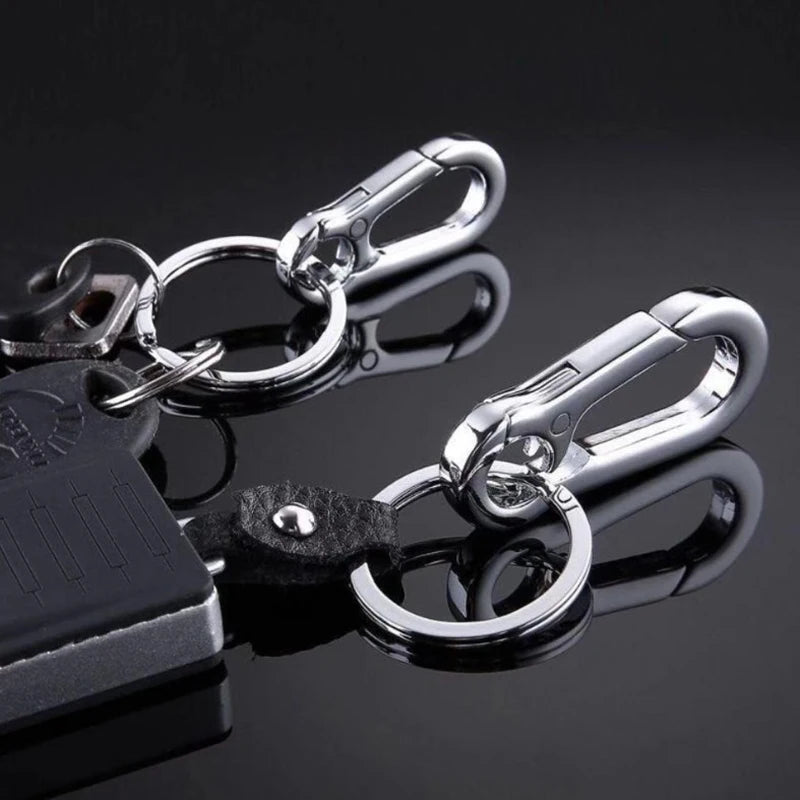 Stainless Steel Horseshoe Buckle Keychain – Men's Key Ring Keychain Key Ring Axl