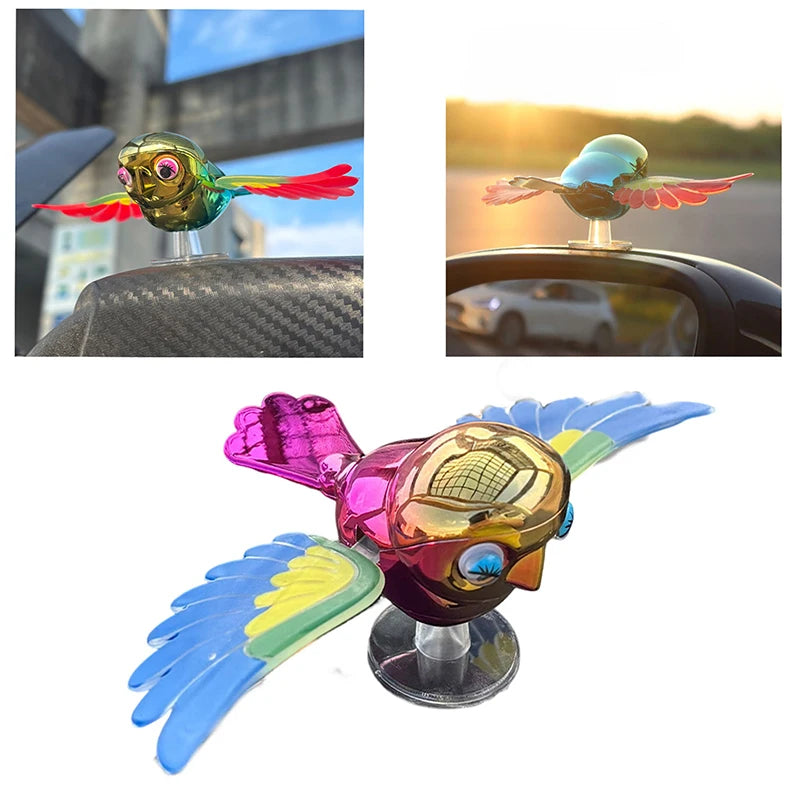 Wind-Powered Flying Bird Car Ornament – Waving Wings Decor Vehicle Ornament Axl A2
