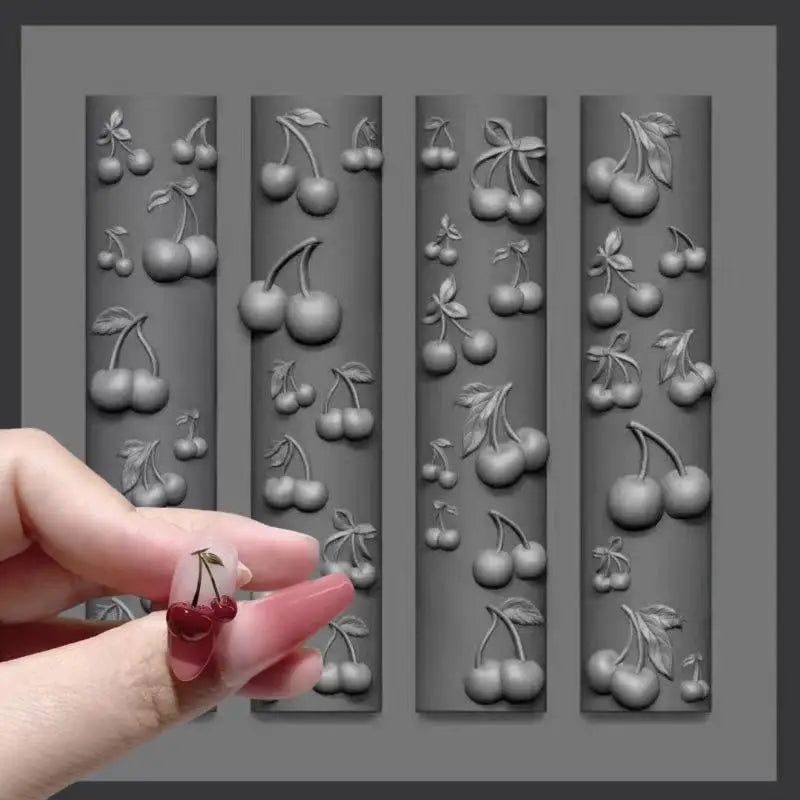 3D Rose Butterfly Silicone Nail Art Mold | DIY Manicure Tool Nail Art Mold Axl