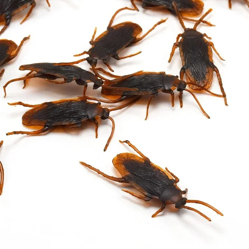 10-Pack Fake Cockroach Prank Toys – Halloween Novelty Joke Set Novelty Prank Toy Axl