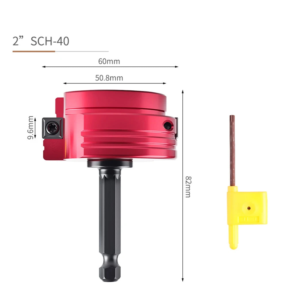 PVC Pipe Reamer 6.35mm Hex Shaft – Deburring Plumbing Tool Pipe Reamer Tool Axl type F China Mainland