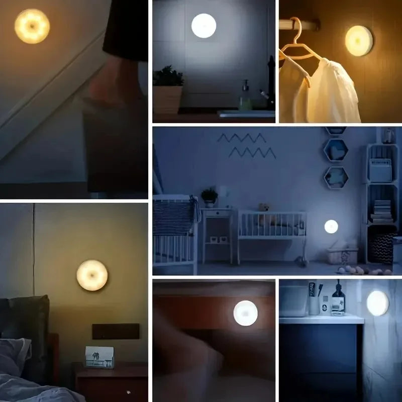 Wireless Motion Sensor LED Night Light for Stairs & Bedroom Motion Sensor Night Light Axl