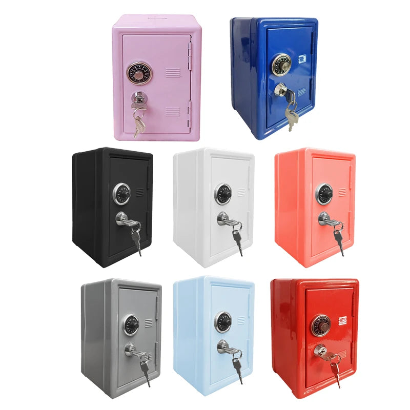 Kids Safe Piggy Bank – Metal Money Box with Lock & Key Kids Piggy Bank Axl