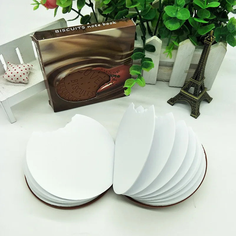 Chocolate Shaped Sticky Notepad – 80/160-Sheet Kawaii Memo Pad Sticky Memo Notepad Axl