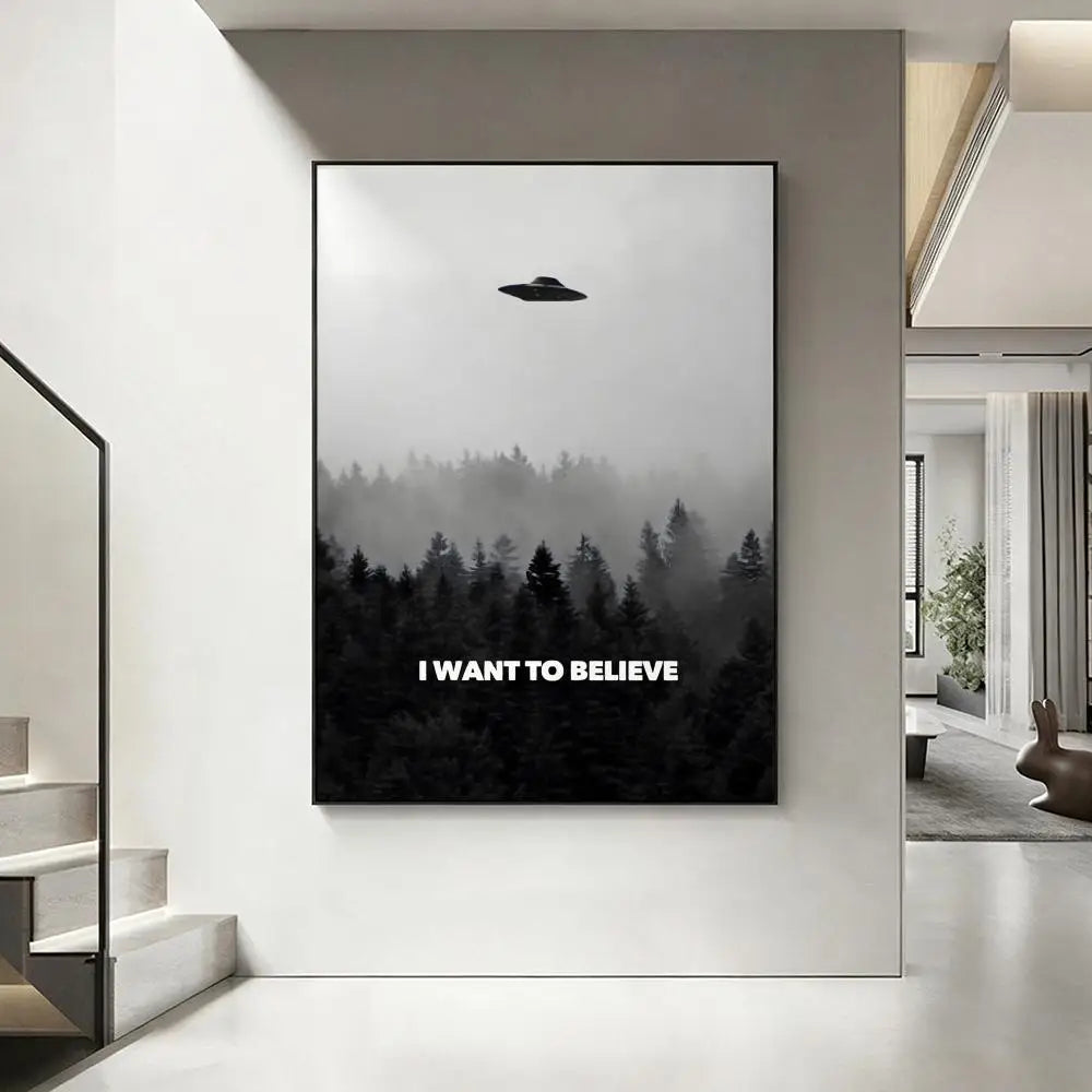 X-Files TV Poster – HD Waterproof Wall Art | Home & Bar Decor Wall Art Poster Axl White11 40X50cmNoframe