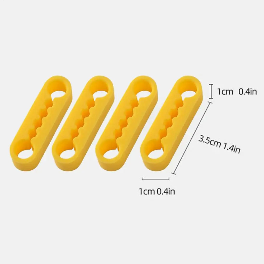Car Door Shock-Absorbing Cushion Pads | Sound Insulation 4 Pcs Car Door Cushion Pad Axl Yellow