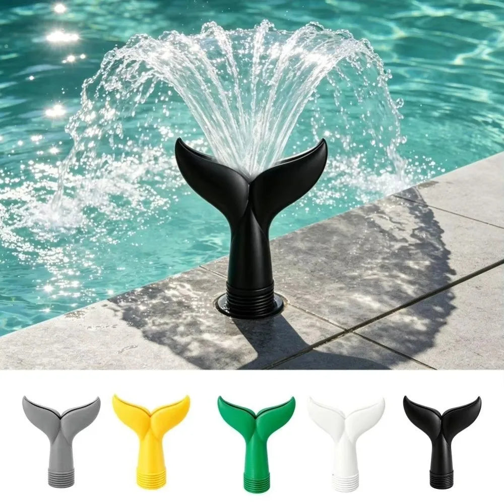 Mermaid Tail Pool Fountain Sprayer | 3/4" Universal Fit Pool Fountain Sprayer Axl