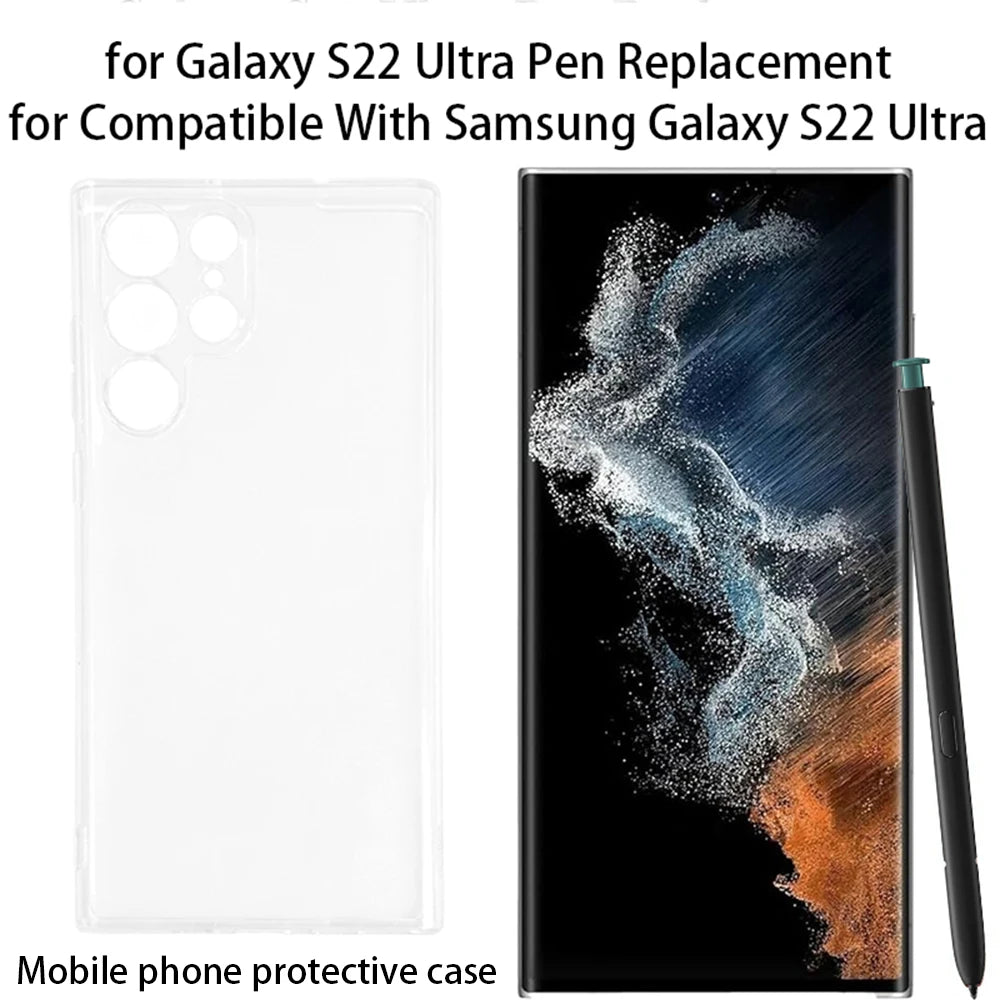 Samsung Galaxy S22 Ultra Stylus Pen, Tip Nibs & TPU Case Phone Stylus & Case Axl