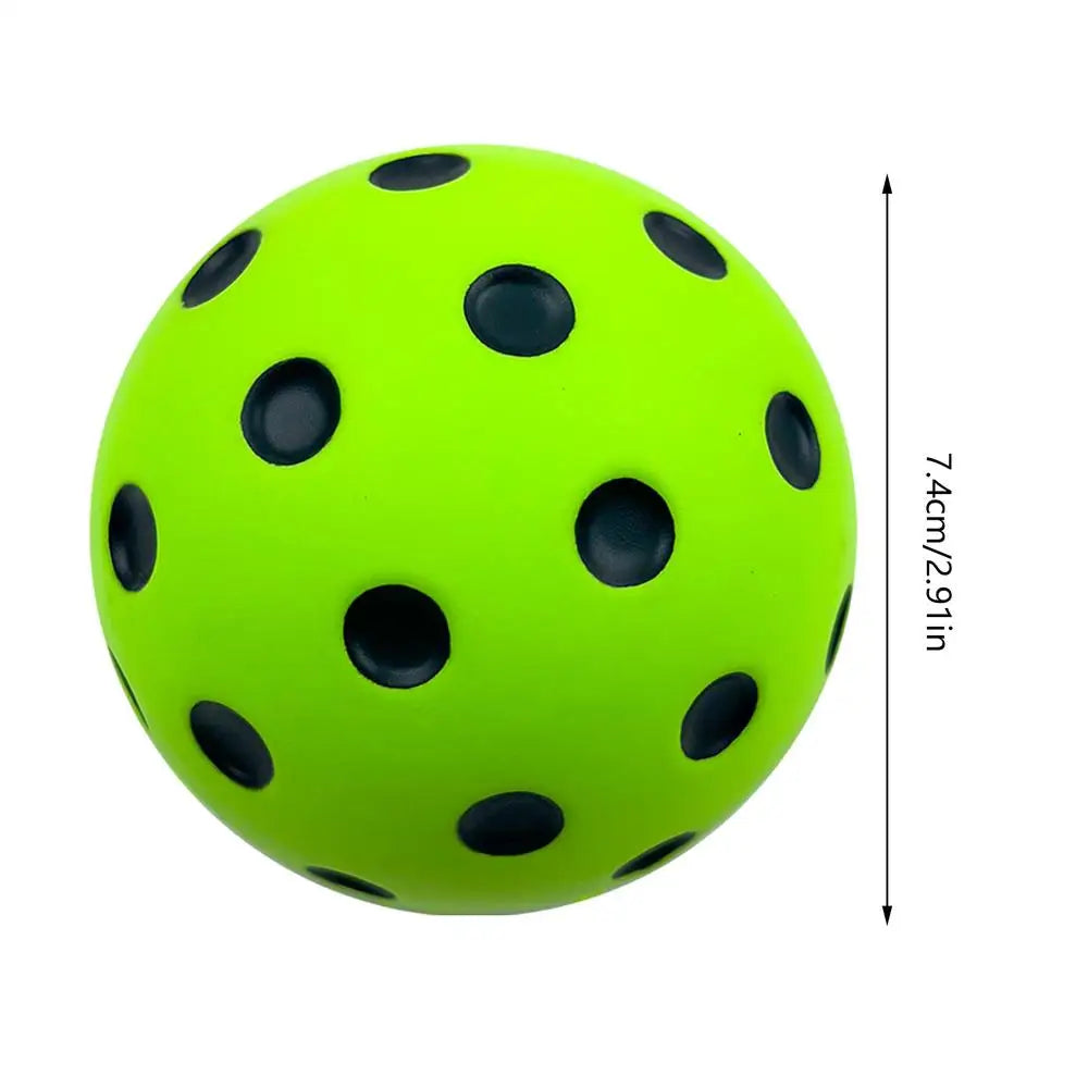 Quiet Foam Pickleball Balls – Indoor Noise-Reducing Practice Foam Pickleball Balls Axl Green