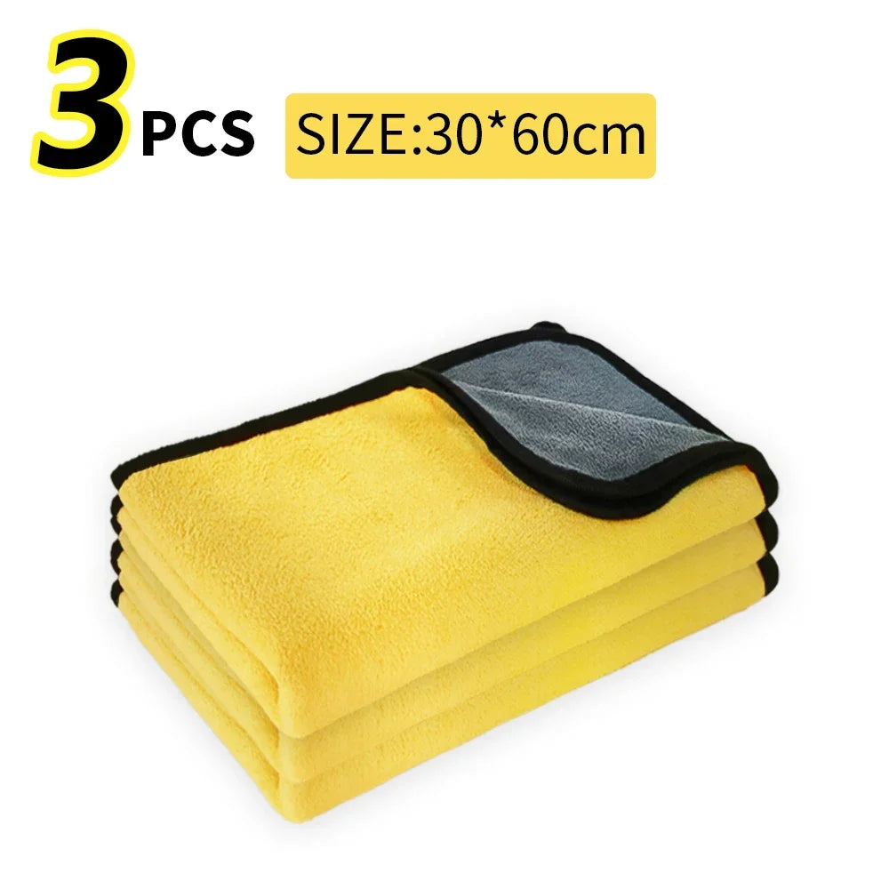 Microfiber Cleaning Cloths – Absorbent Kitchen & Car Towels Microfiber Cleaning Cloth Axl 30X60cm-3PC