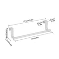 No-Drill Over-Cabinet Towel Rack – Kitchen & Bathroom Holder Cabinet Towel Rack Axl S1