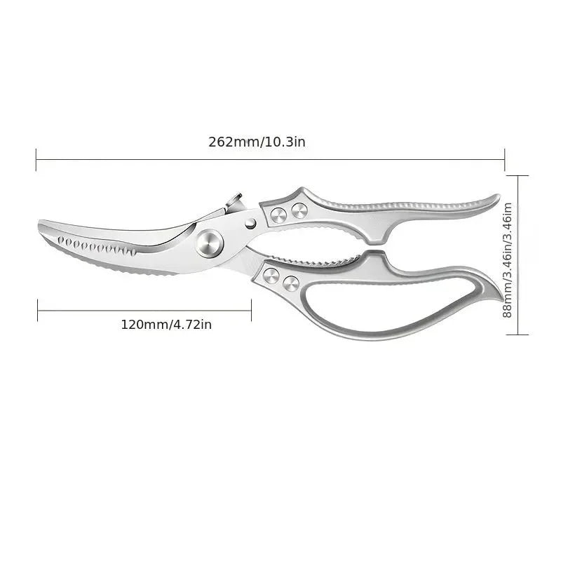 Multifunctional Kitchen Scissors – Heavy-Duty BBQ Shears Kitchen Scissors Axl