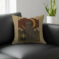 Tarot Cat Linen Cushion Cover – Sofa, Bed & Chair Décor Linen Cushion Cover Axl White8 60X60cm