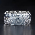 Huitan Silver-Plated Carved Statement Ring for Women Fashion Statement Ring Axl Q528 7