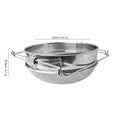 Stainless Steel Double Sieve Honey Strainer | Beekeeping Filter Honey Strainer Axl Silver