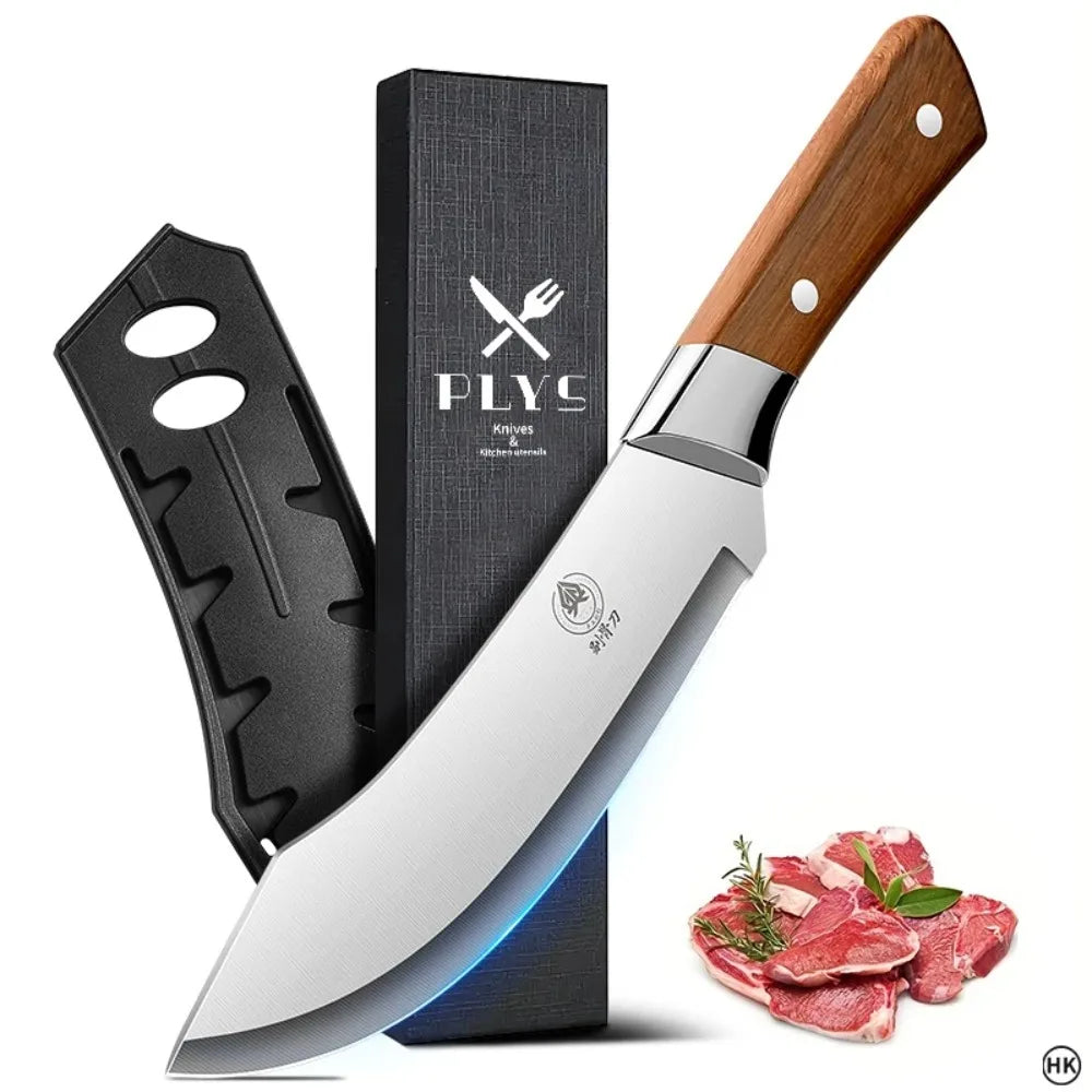 PLYS Ultra-Sharp Stainless Steel Boning & Steak Knife Kitchen Knife Axl