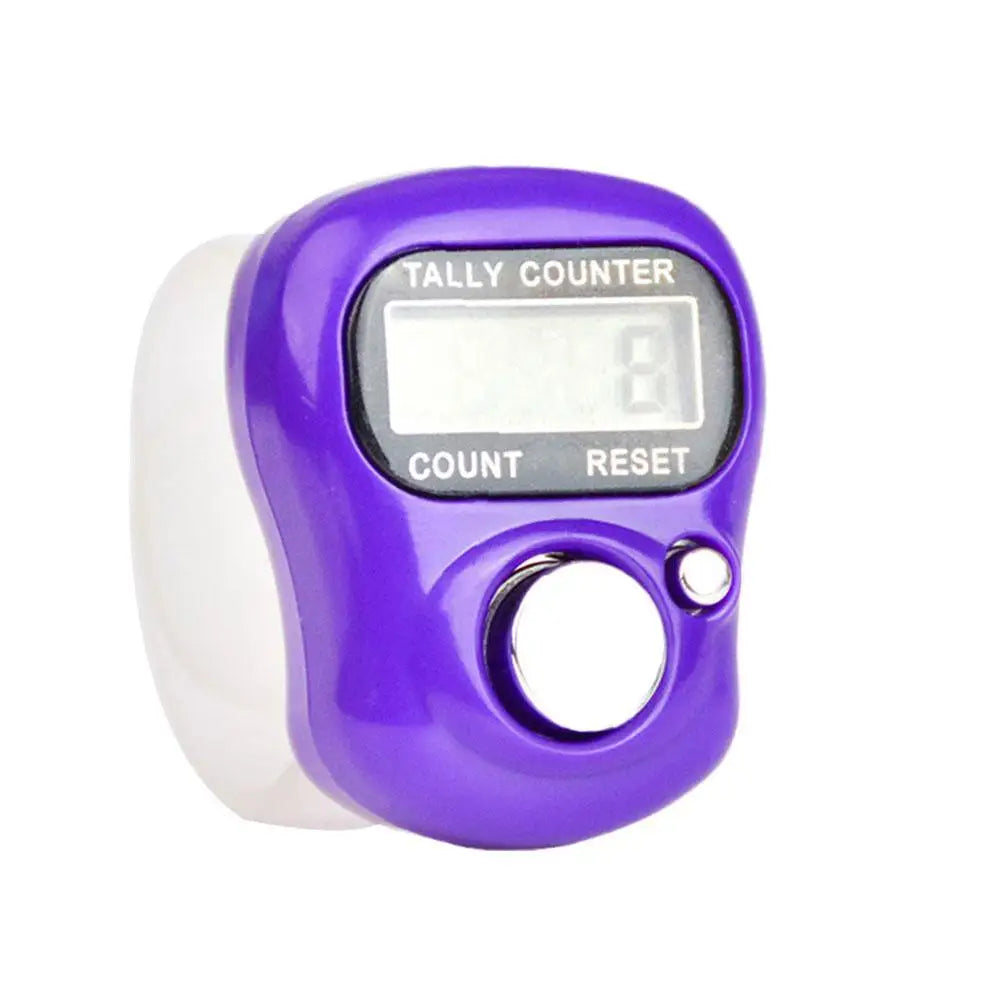 Mini Digital Finger Ring Counter – Knitting Row & Tally Clicker Finger Ring Counter Axl