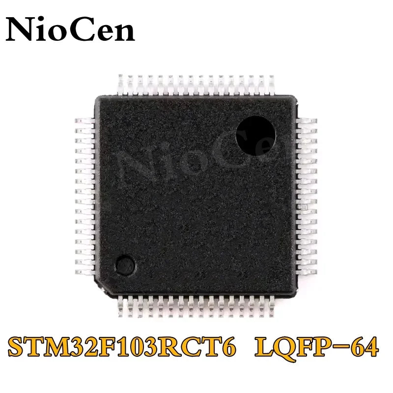 5PCS STM32F103RCT6 LQFP-64 32-Bit Microcontroller IC Chip Microcontroller IC Axl Default Title