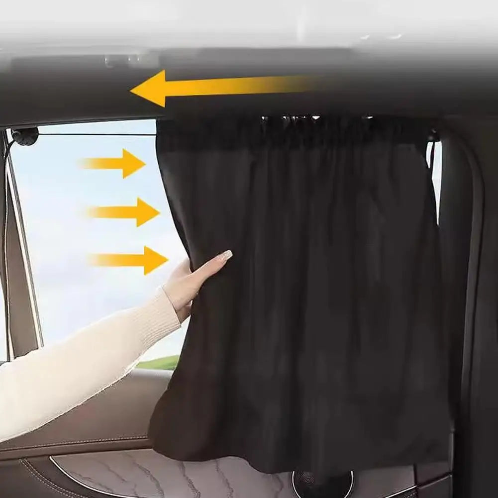Car Side Window Sunshade Curtains – Anti-UV Heat Insulation Car Window Sunshade Axl