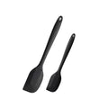 2-Piece Silicone Spatula Set – Heat-Resistant Baking & Pastry Tool Silicone Spatula Set Axl Black
