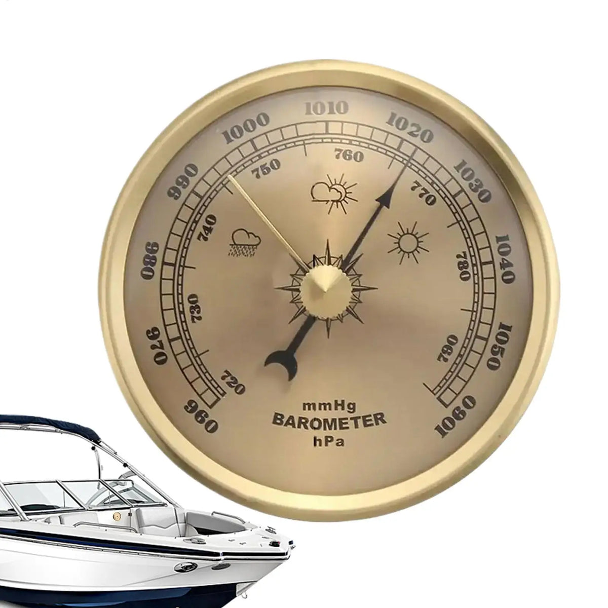 Portable Analog Barometer for Fishing, Hiking & Camping Portable Barometer Axl Default Title
