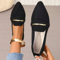 Women's Pointed Toe Flat Loafers – Casual Summer Shoes Size 35–50 Women's Flat Loafers Axl 35 black