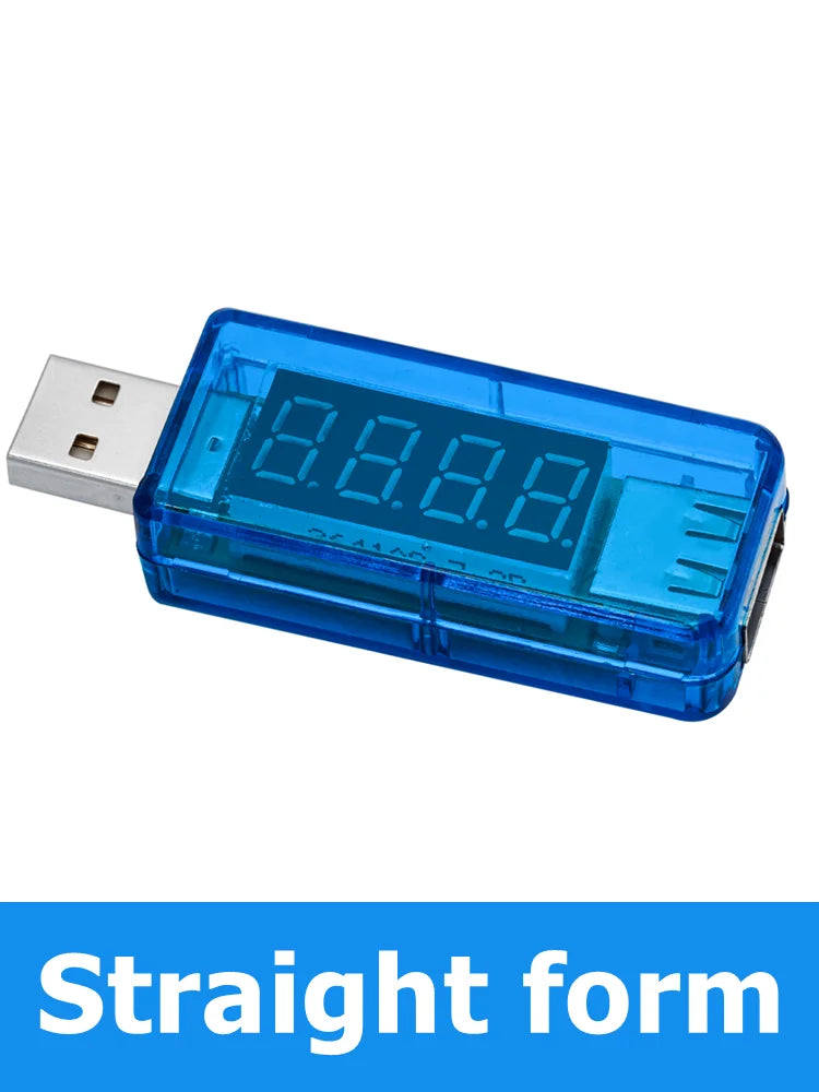 Mini USB Power Tester – Digital Voltmeter & Ammeter USB Charging Tester Axl Straight form