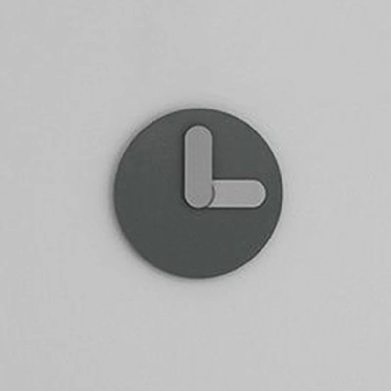 Nordic Minimalist Silent Metal Wall Clock – 46.5cm Round Wall Clock Axl