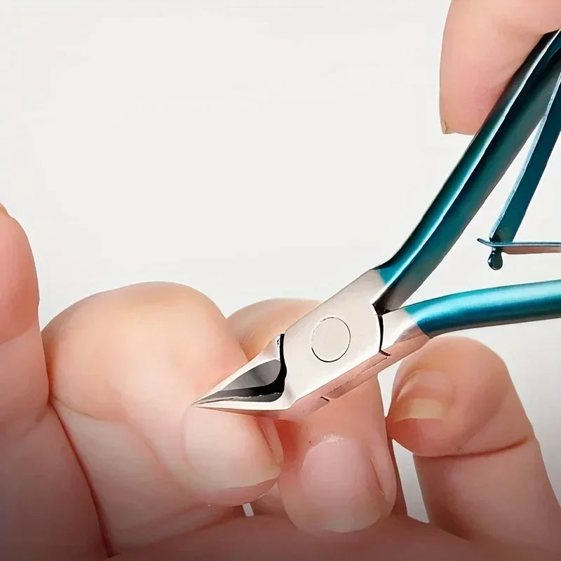 Professional Cuticle Nipper & Thick Toenail Trimmer – Stainless Nail Nipper Axl