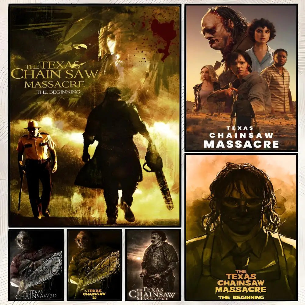 Texas Chainsaw Massacre HD PVC Self-Stick Wall Art Poster Wall Art Poster Axl
