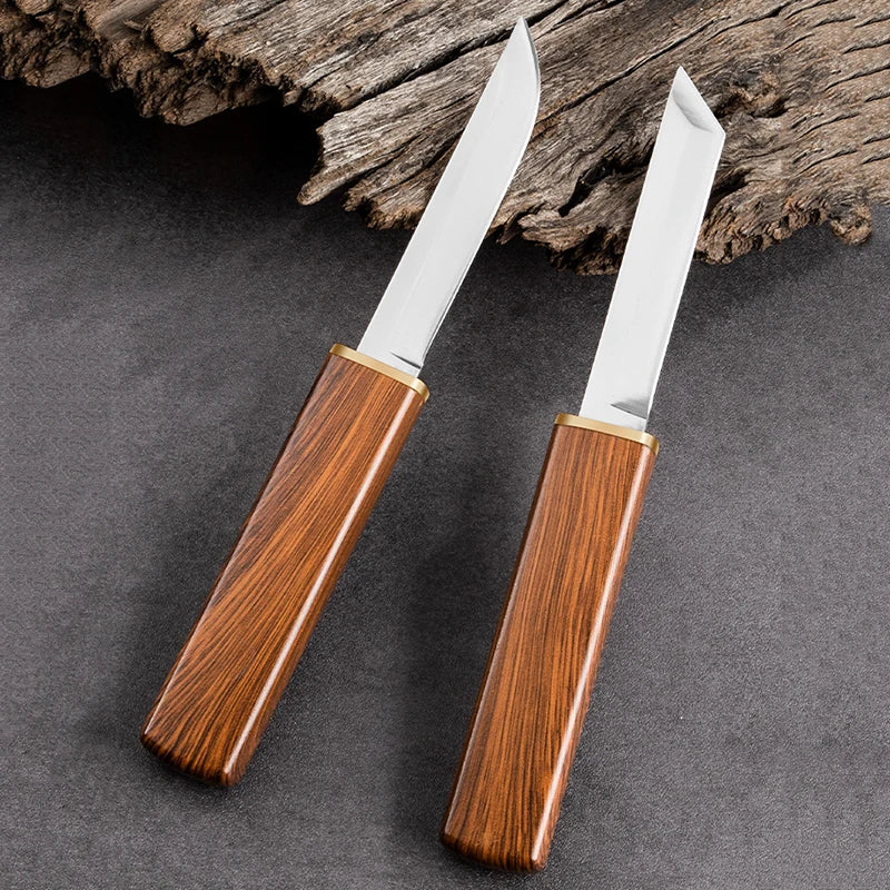 2-in-1 Stainless Steel Utility Knife – Cleaver & Paring Blade Utility Knife Axl