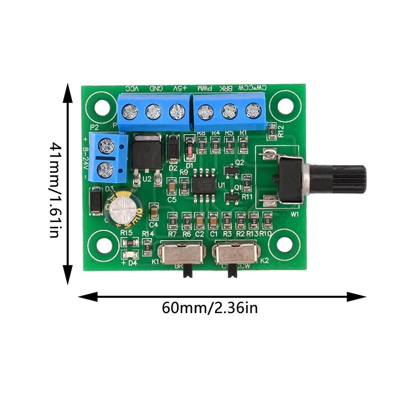 DC 8V-24V Brushless Motor PWM Speed Controller Driver Board Motor Driver Board Axl